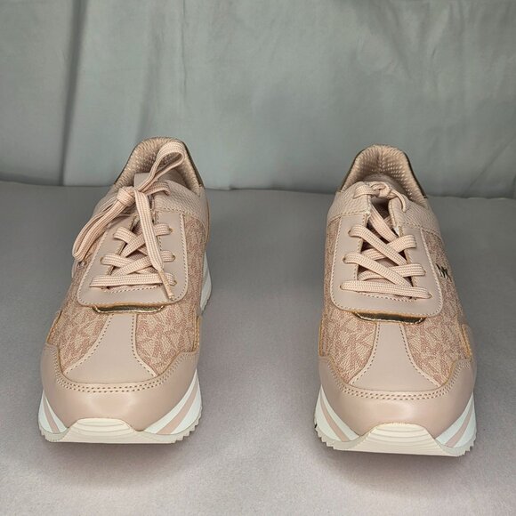 NWT Michael Kors Women's Raina Trainer Running Sneakers - Ballet Pink - Picture 2 of 7